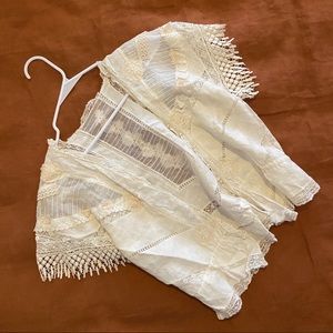 One of a Kind Vintage Lace Top